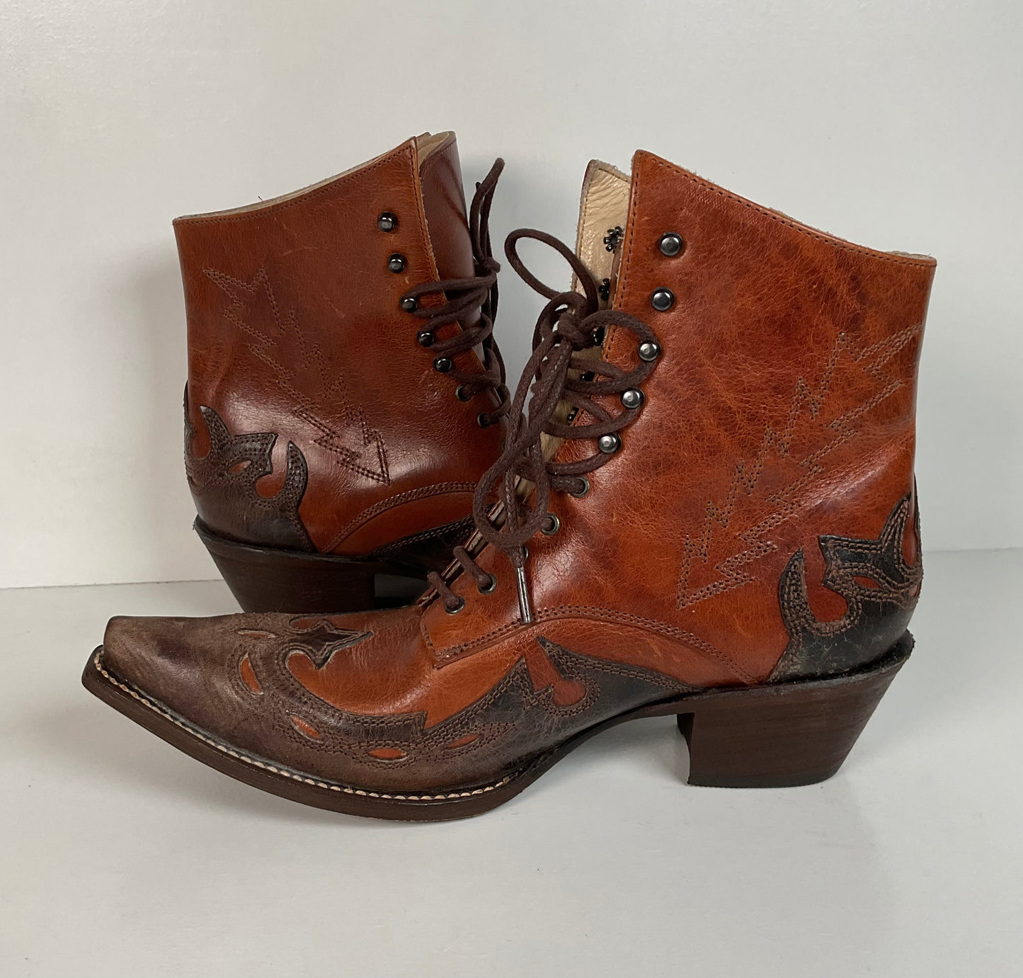 Corral’s Circle G Western Boots | Lace Up Packer | Men’s 9.5 EE