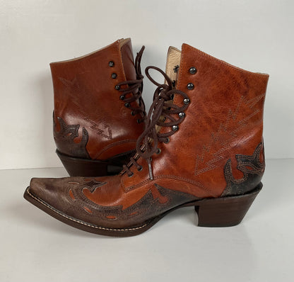 Corral’s Circle G Western Boots | Lace Up Packer | Men’s 9.5 EE