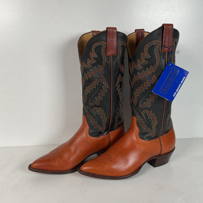 Vintage Panhandle Slim Cowgirl Boots | Sienna Brown | Women’s 8.5 B