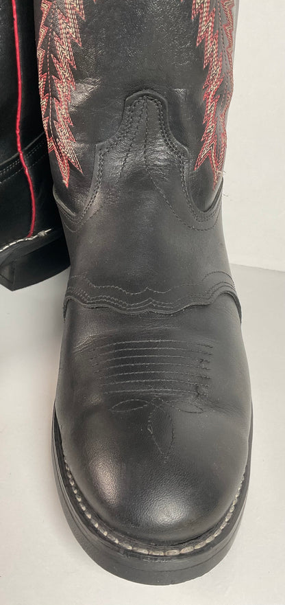 Vintage Texas Brand Buckaroo Cowboy Boots 10.5 EE USA Made
