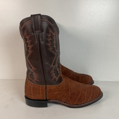 Vintage Larry Mahan Sanded Elephant Roper Boots | Exotic | USA Made | Men’s 9.5 D