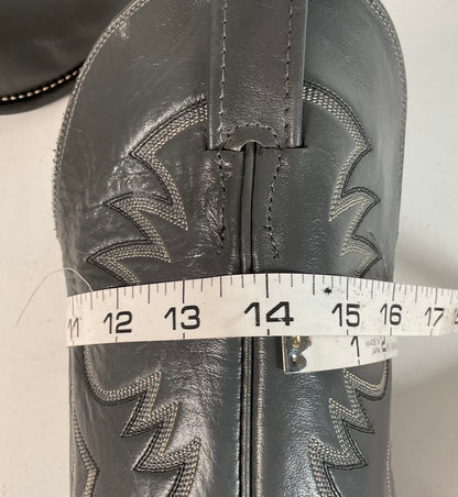 Remington Custom Cowboy Boots | USA Made | Grey | Men’s 8.5 B | Women’s 9.5