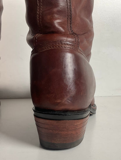 Vintage J. Chisholm Kiltie Packer Boots 10 D USA Made Soft Toe