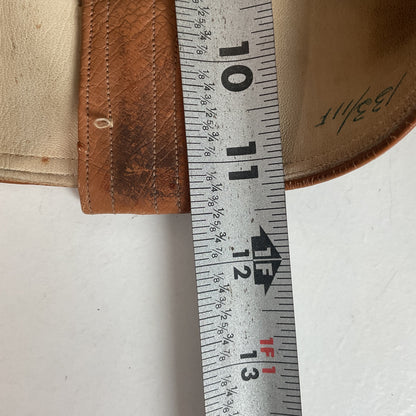 Vintage M.L. Leddy Full Ostrich Quill Cowboy Boots Custom Thrashed