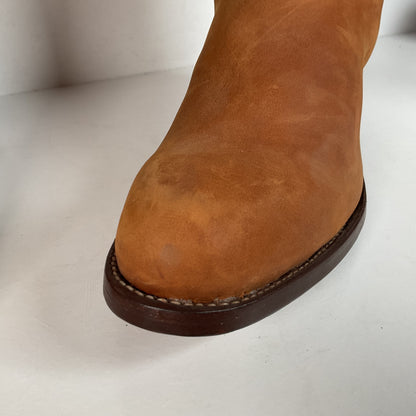 Stewart Fine Handmade Cowboy Boots | Nubuck | Custom | Men’s 6 EE | Women’s ￼7
