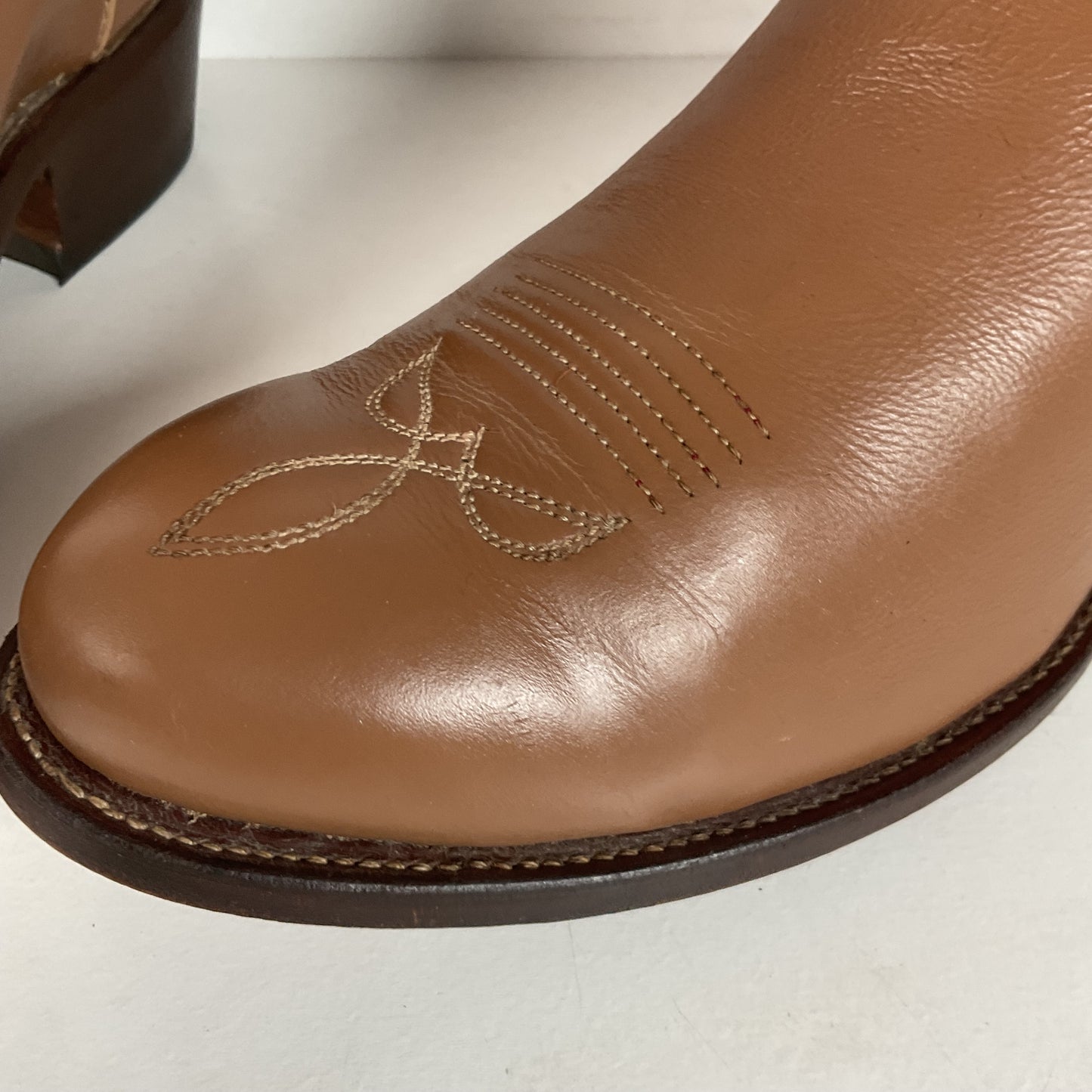 Stewart Fine Handmade Cowboy Boots | Custom | Set of (2) | Deertan | Men’s 9.5