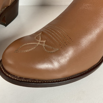 Stewart Fine Handmade Cowboy Boots | Custom | Set of (2) | Deertan | Men’s 9.5