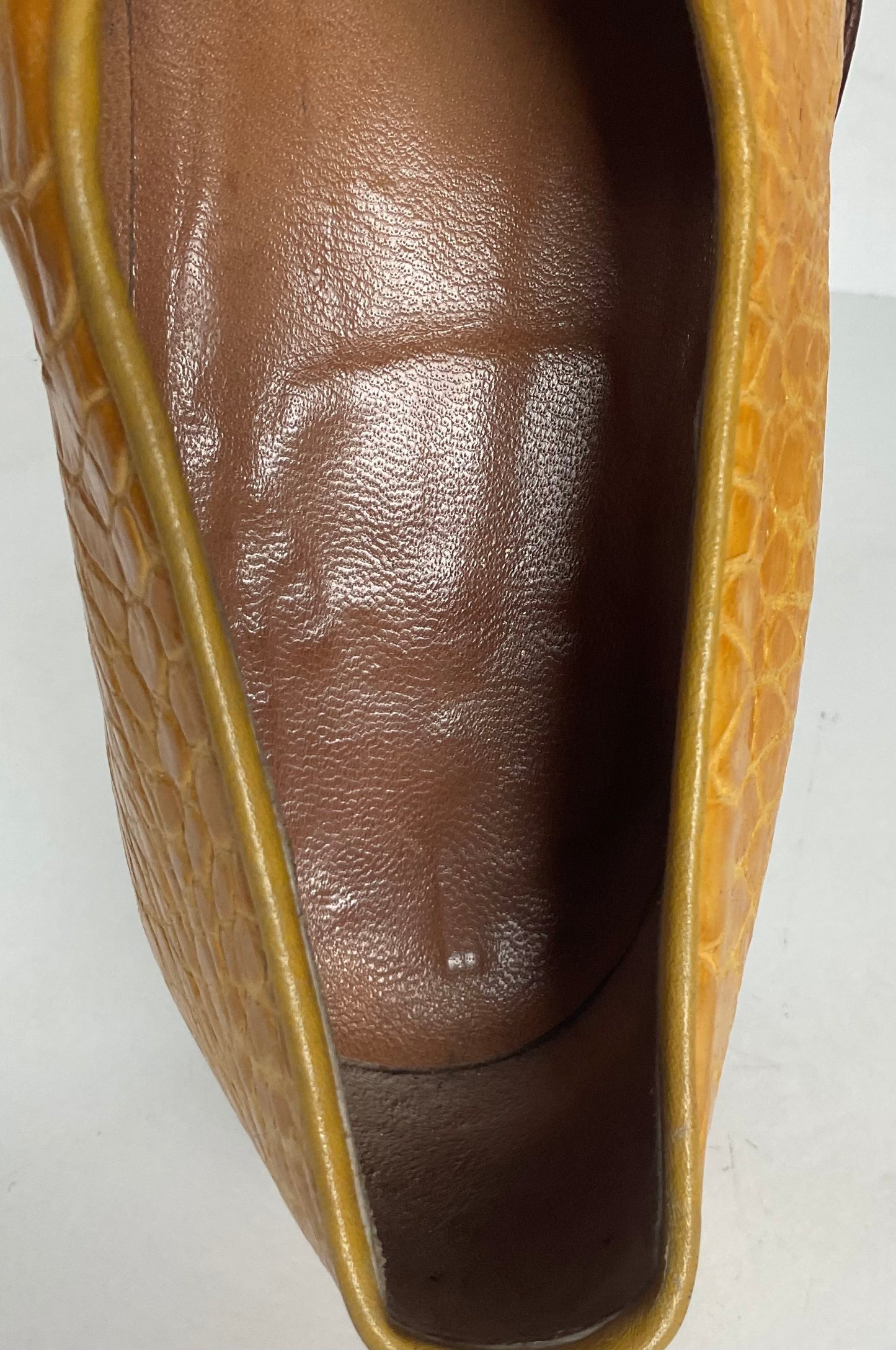 Vintage Sea Turtle Loafers | Monk Strap | Yellow | Men’s 7 D