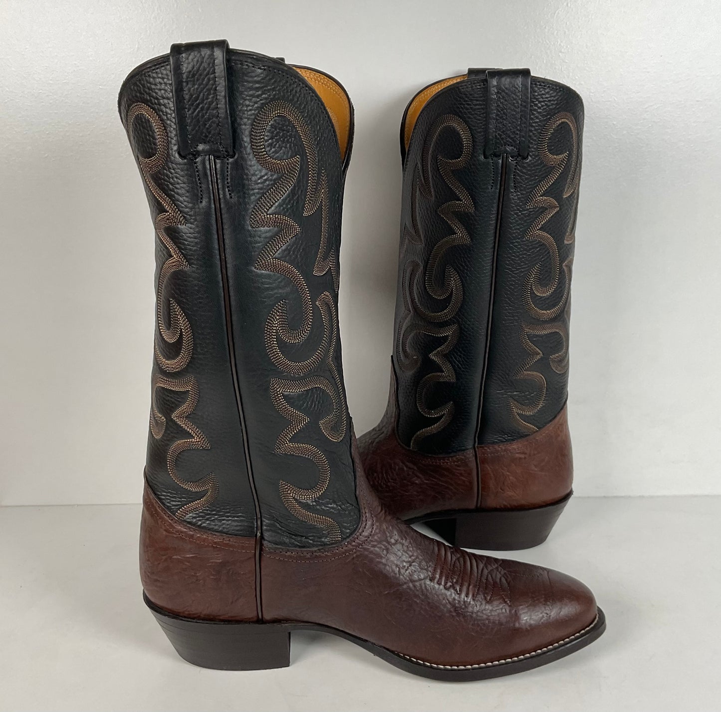 Vintage Nocona Bull Shoulder Cowboy Boots | USA Made | Men’s 10 EE