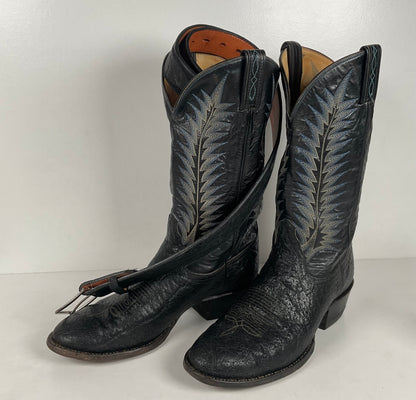 Vintage Tony Lama Cowboy Boots | Nocona Belt | Safari | Gold Label | Men’s 10 D