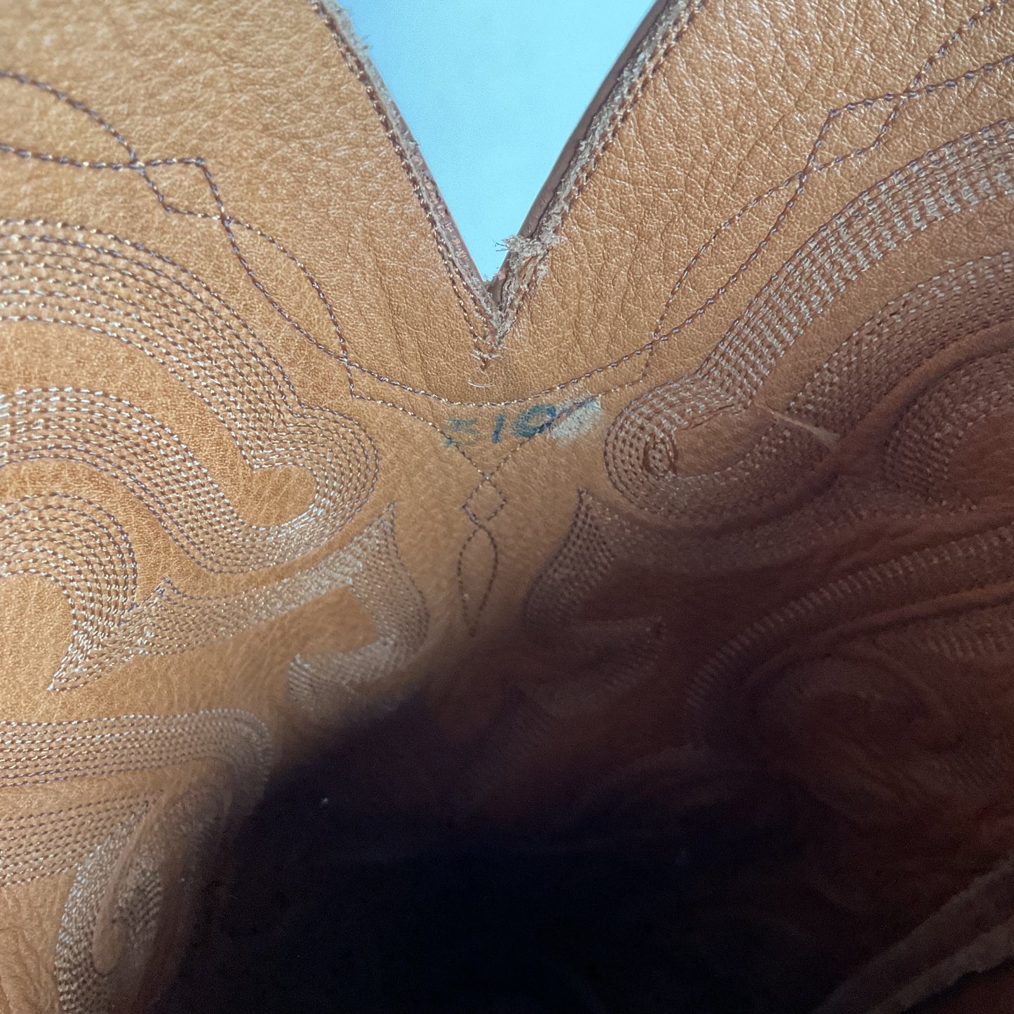 Custom Full Ostrich Quill Cowboy Boots 10 E Butterscotch Exotic