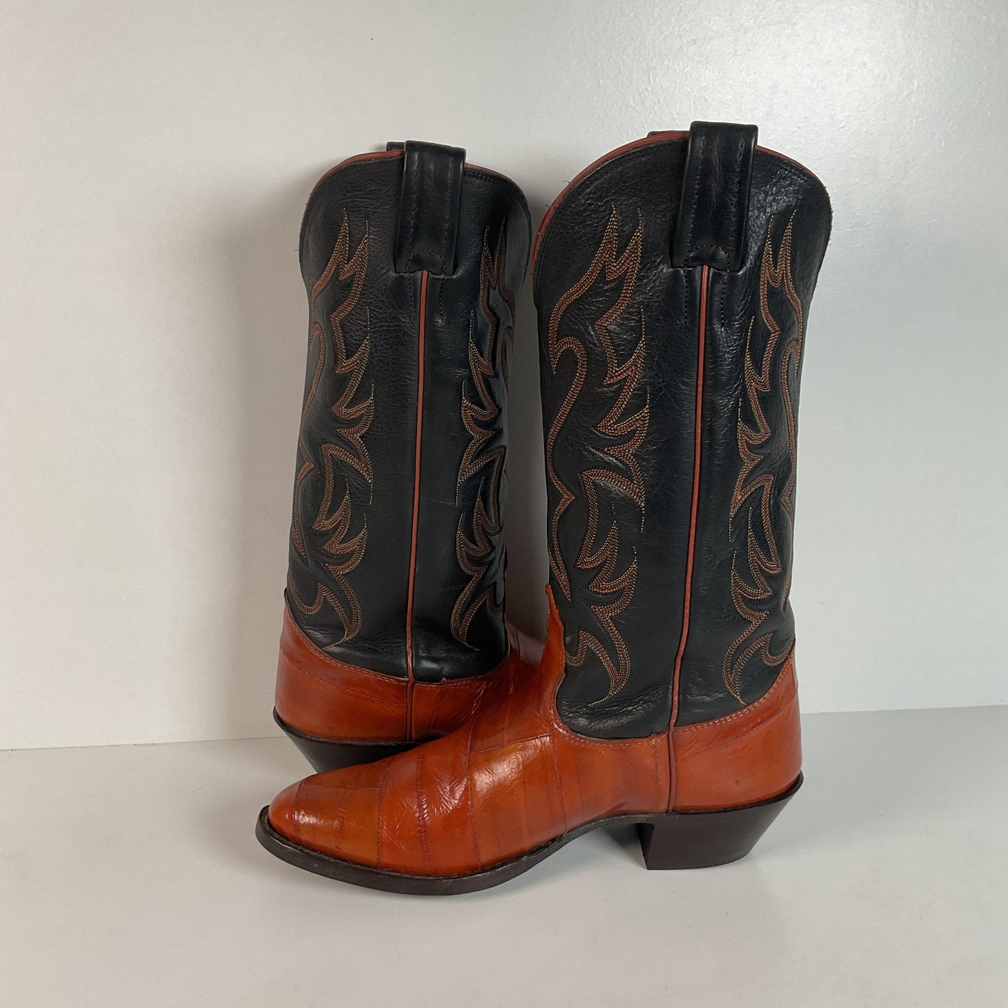 Vintage Nocona Eel Cowgirl Boots | USA Made | Exotic | Men’s 7.5 C | Women’s 8.5
