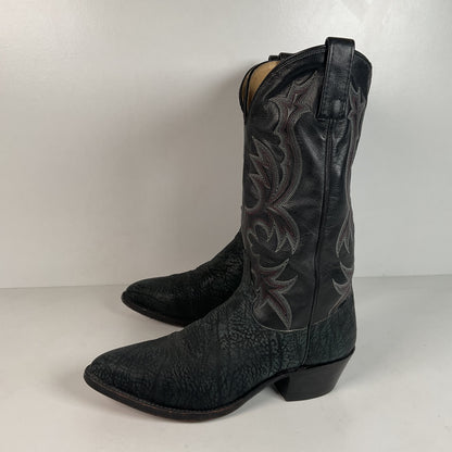 Vintage Dan Post Sueded Shoulder Cowboy Boots | USA Made | Men’s 8 D