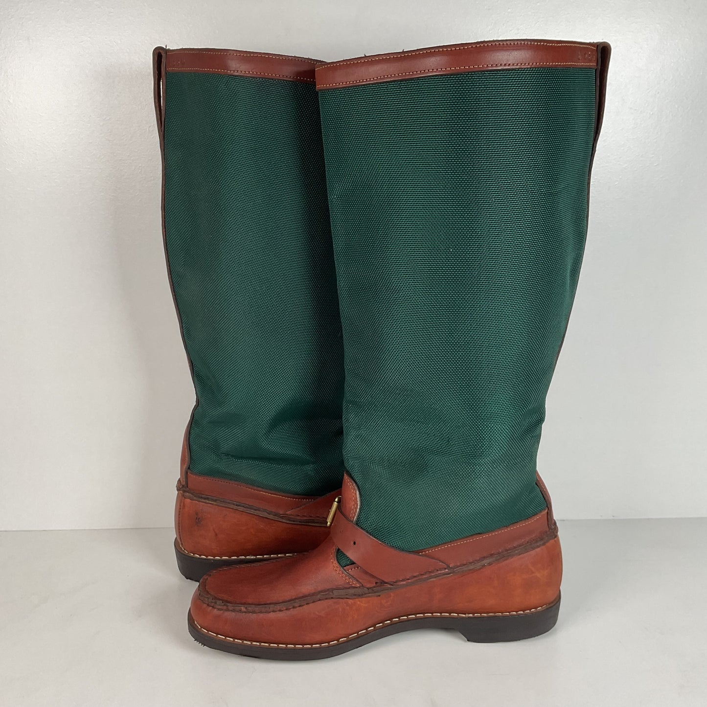 Vintage Gokey Botte Sauvage Snake Boots | Green Canvas | Men’s 13.5 D
