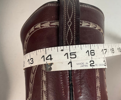 Lucchese San Antonio Cowboy Boots — French Toe — Men’s 8 D