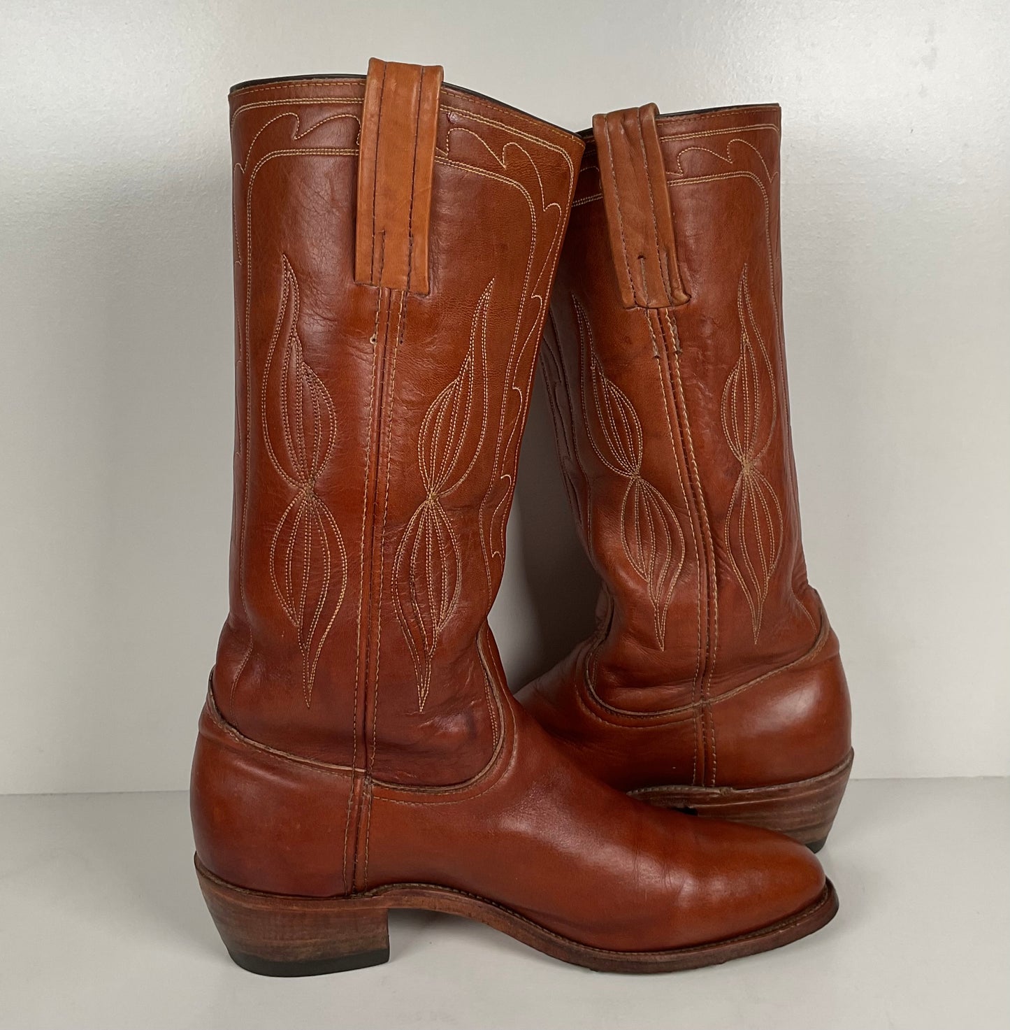 Vintage Frye Cowboy Boots | Black Label | Rancher | 1970s | Men’s 11 D