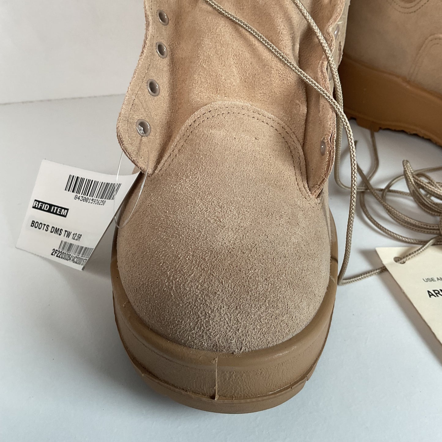 Wellco Army Combat Boot 12.5 R Temperate Weather Desert Tan