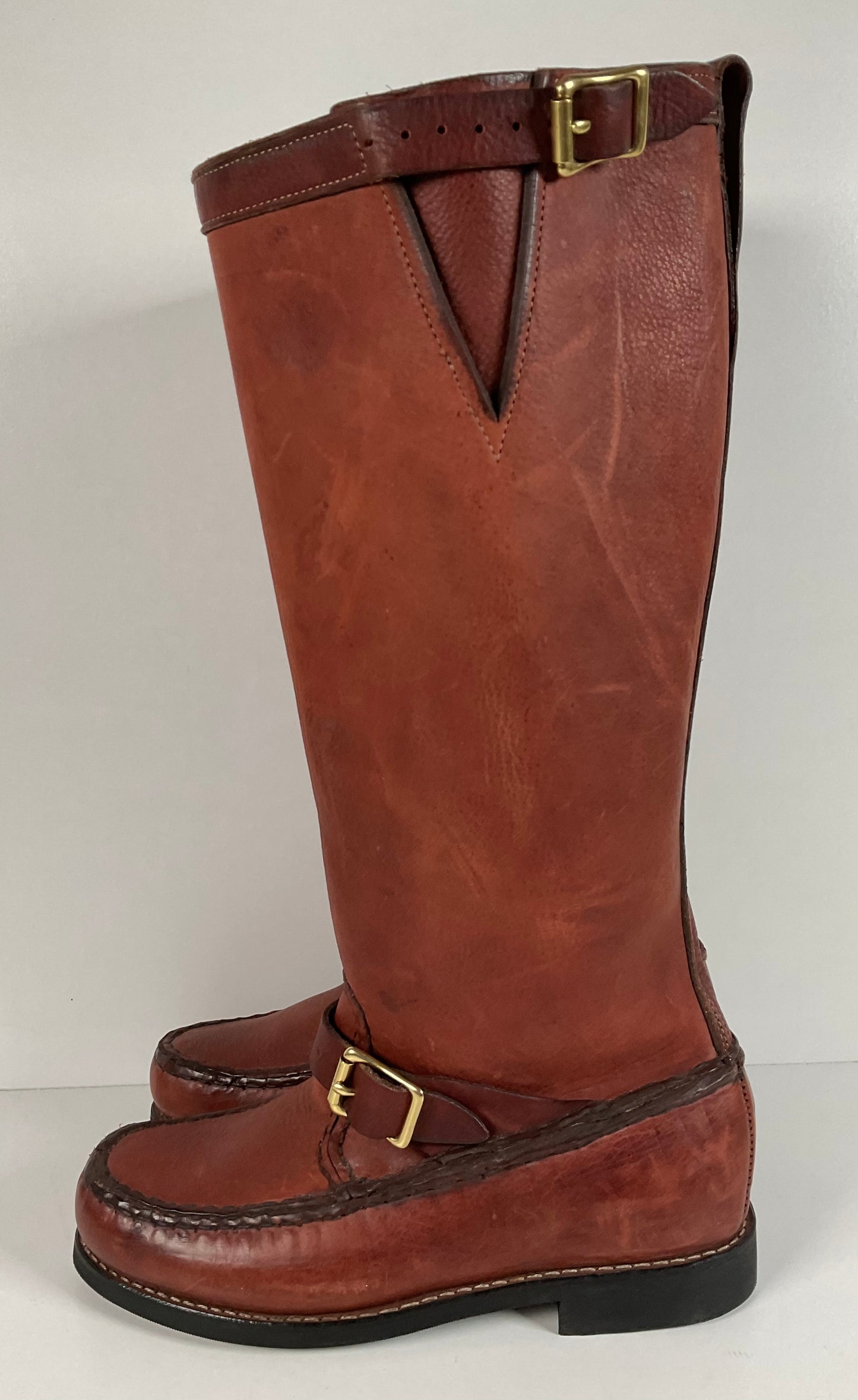 Gokey’s Botte Sauvage Snake Proof Tall Boots Men’s 7.5 Engineer Bullhide