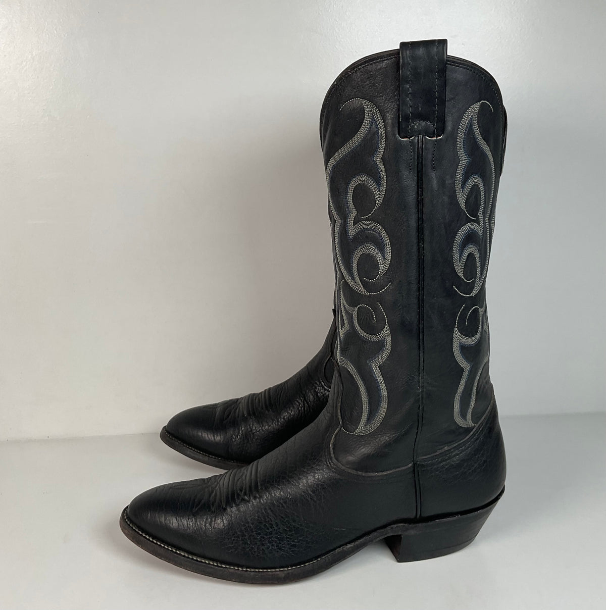 Vintage Nocona Bull Shoulder Cowboy Boots | USA Made | Men’s 10 D