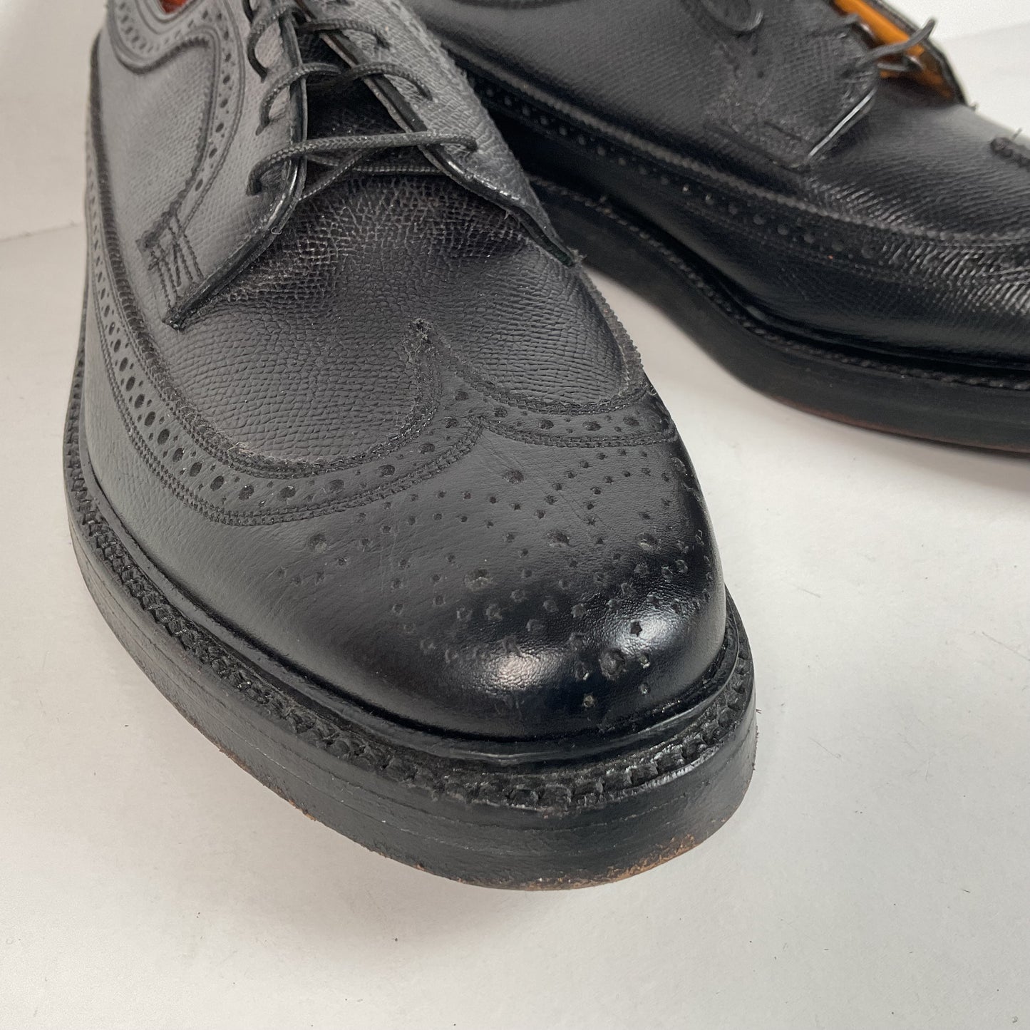 Vintage Florsheim Imperial Kenmoor Shoes | Brogued Longwing | Men’s 7.5 D