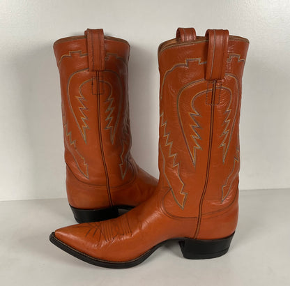 Vintage Tony Lama Cowboy Boots | X Toe | 1950s | Men’s 7.5 D