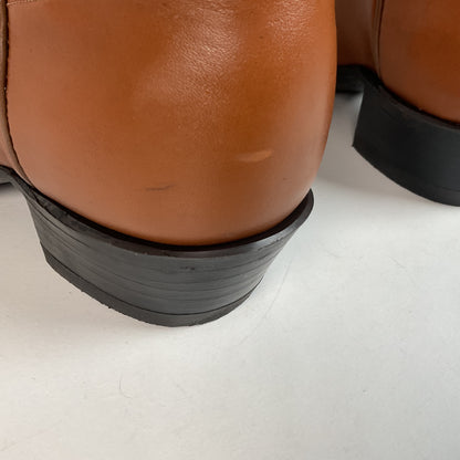 1970s Tony Lama Cowboy Boots 12 D Gold Label USA Made