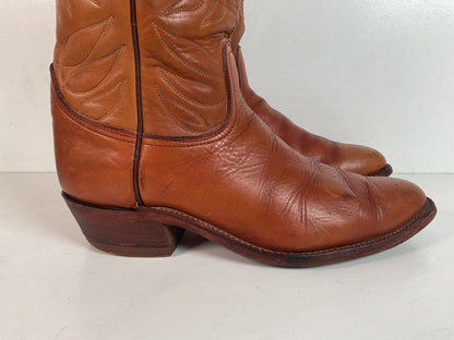 Vintage Tony Lama Tall Top Cowboy Boots | Gold Label | Tall Top | Men’s 9 D