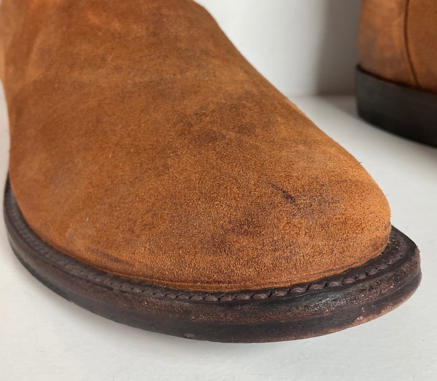 Rios Of Mercedes Kudu Suede Roper Boots | USA Made | Waxy | 12 D