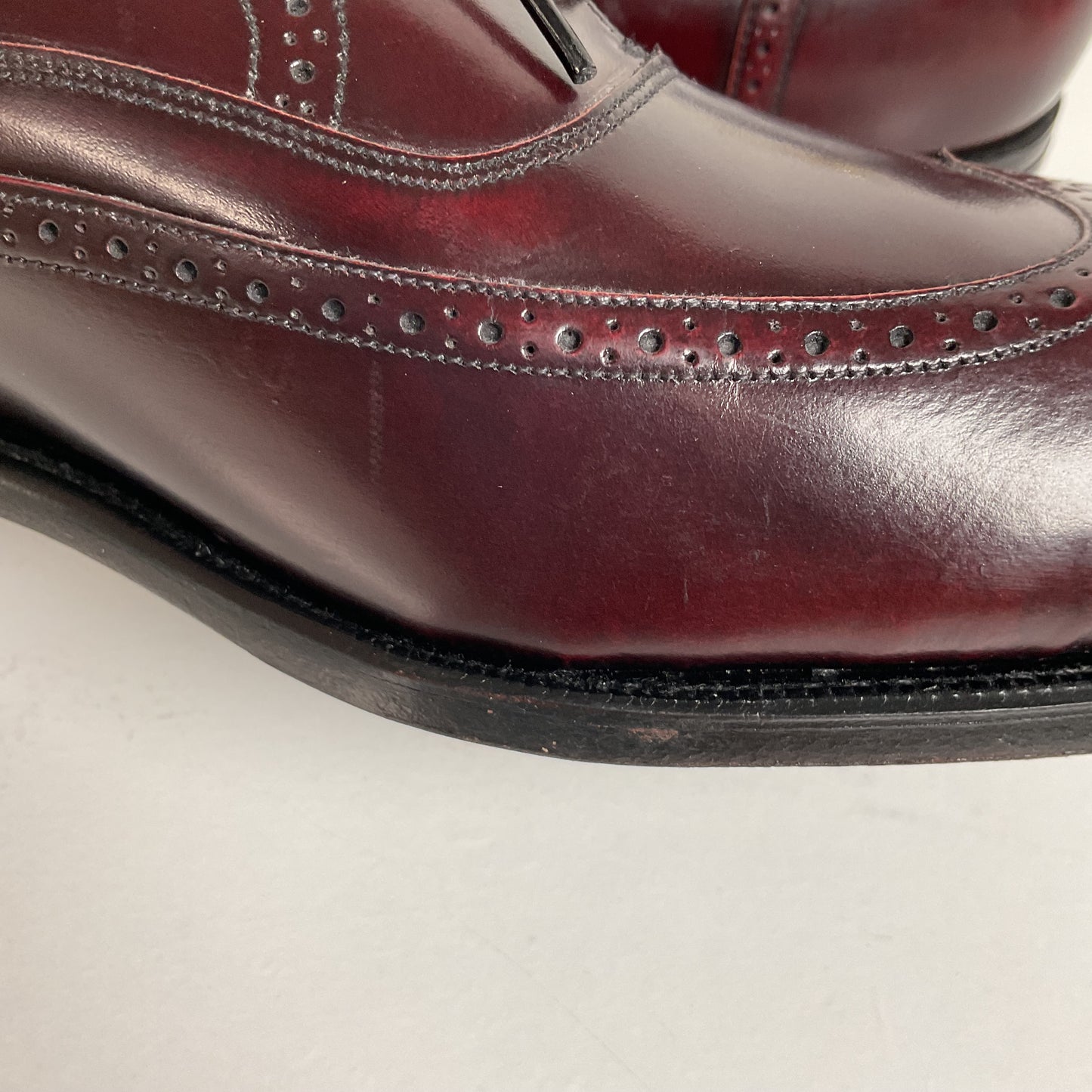 Vintage Johnston Murphy Profiles | Brogue Oxford Shoes | USA Made | Men’s 13 D