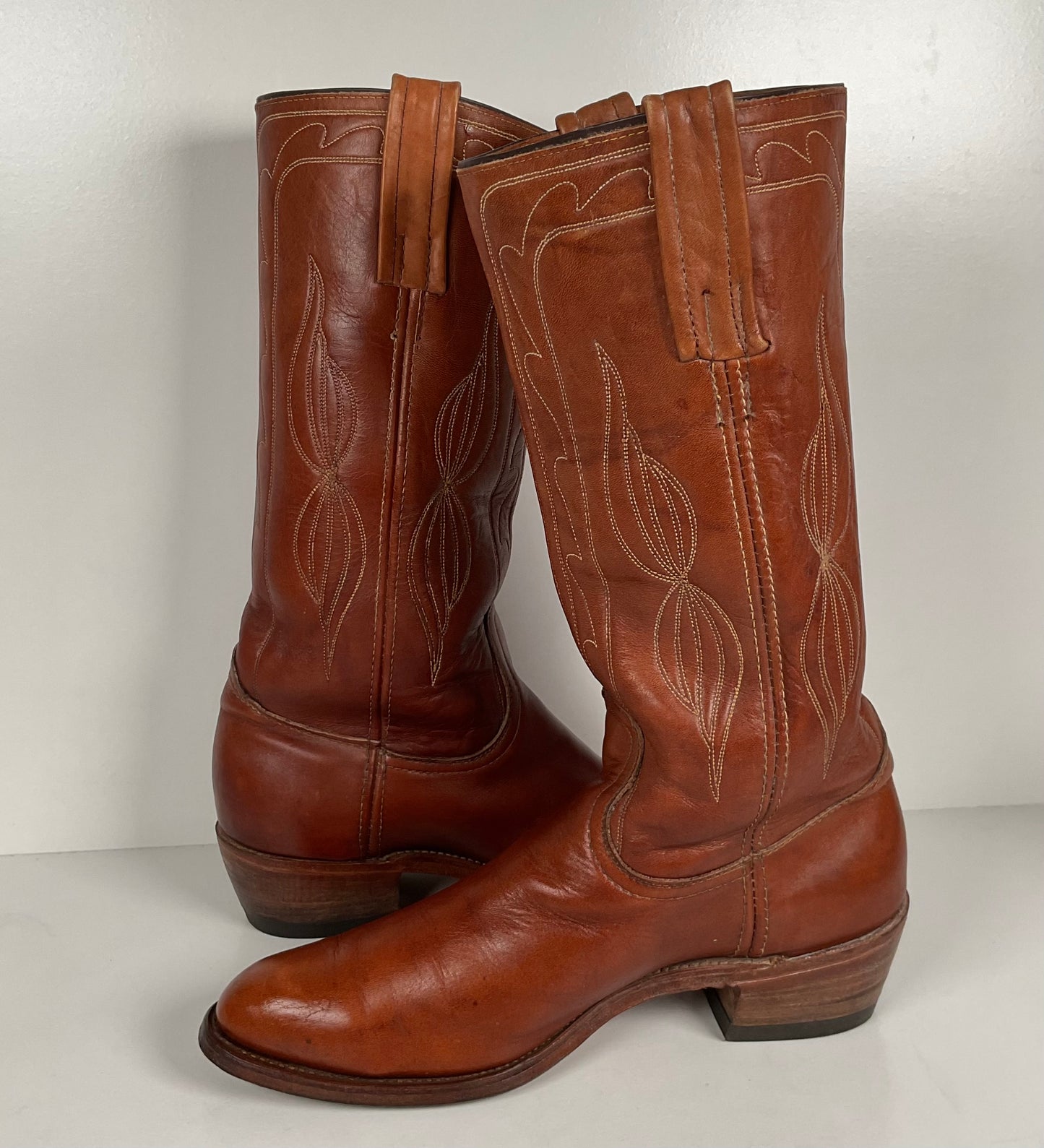 Vintage Frye Cowboy Boots | Black Label | Rancher | 1970s | Men’s 11 D