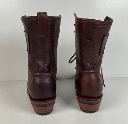 Vintage Chippewa Kiltie Packer Boots | Soft Toe | USA Made | Men’s 9.5 D