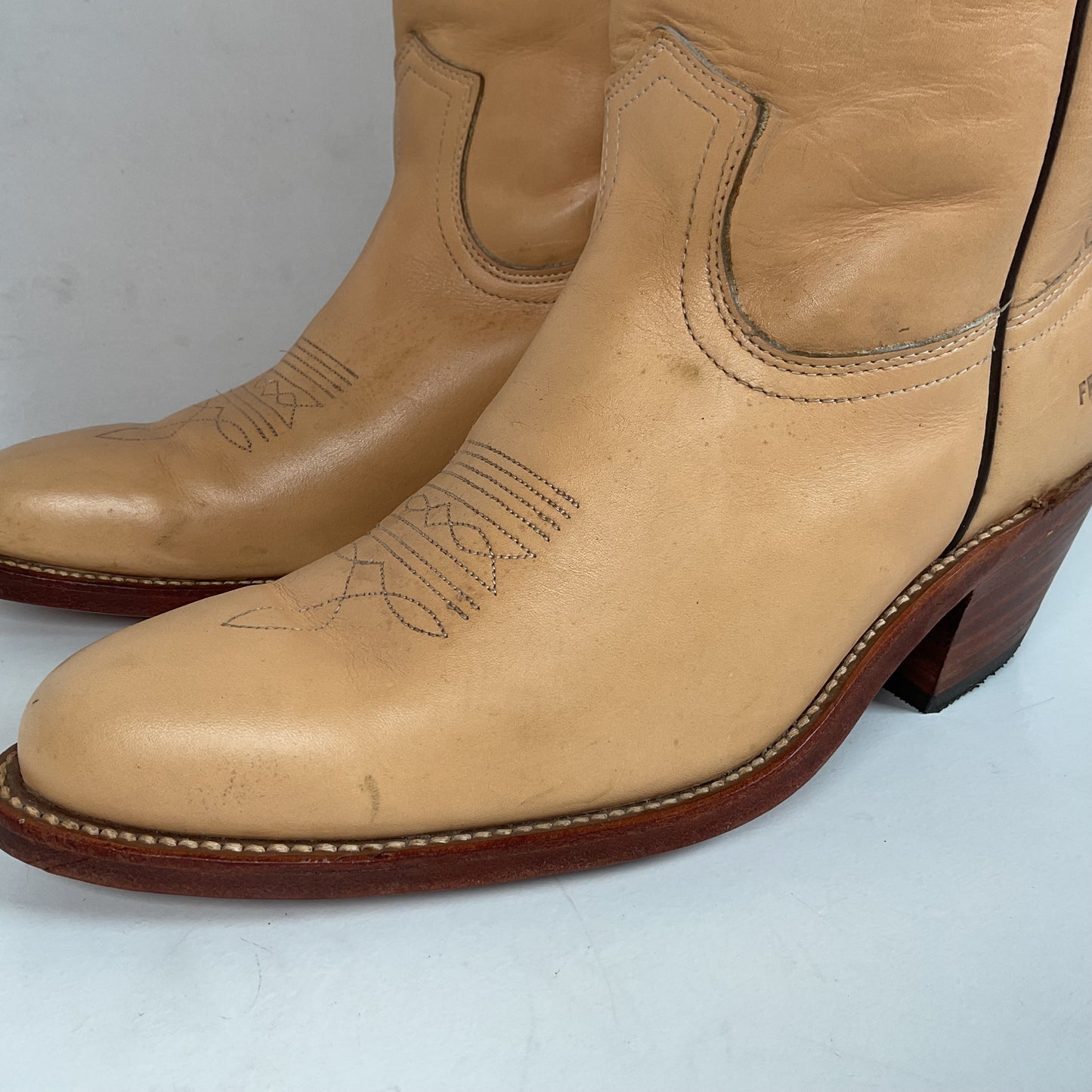 Vintage Frye Buttercup Cowboy Boots | USA Made | 1980s | Men’s 9.5 EE