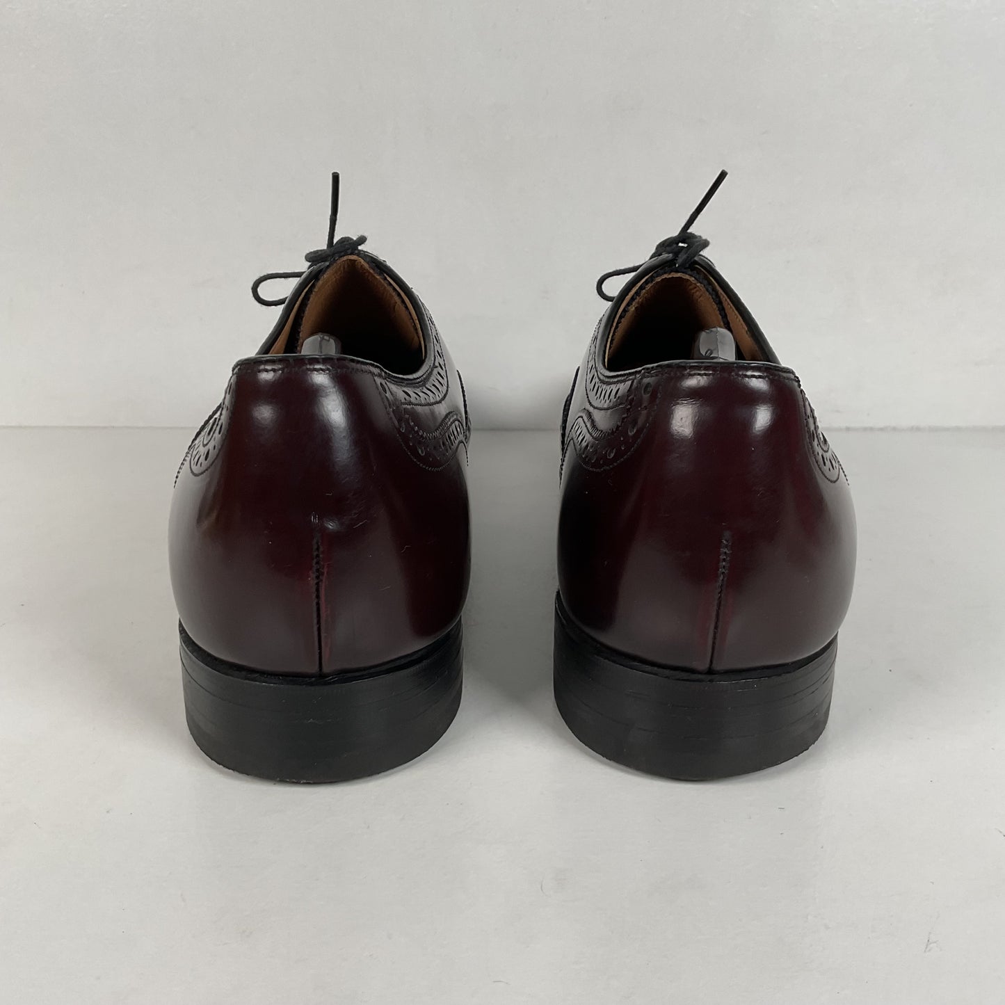 Vintage Johnston Murphy Oxford Shoes | Burgundy Calf | USA Made | Men’s 12 D