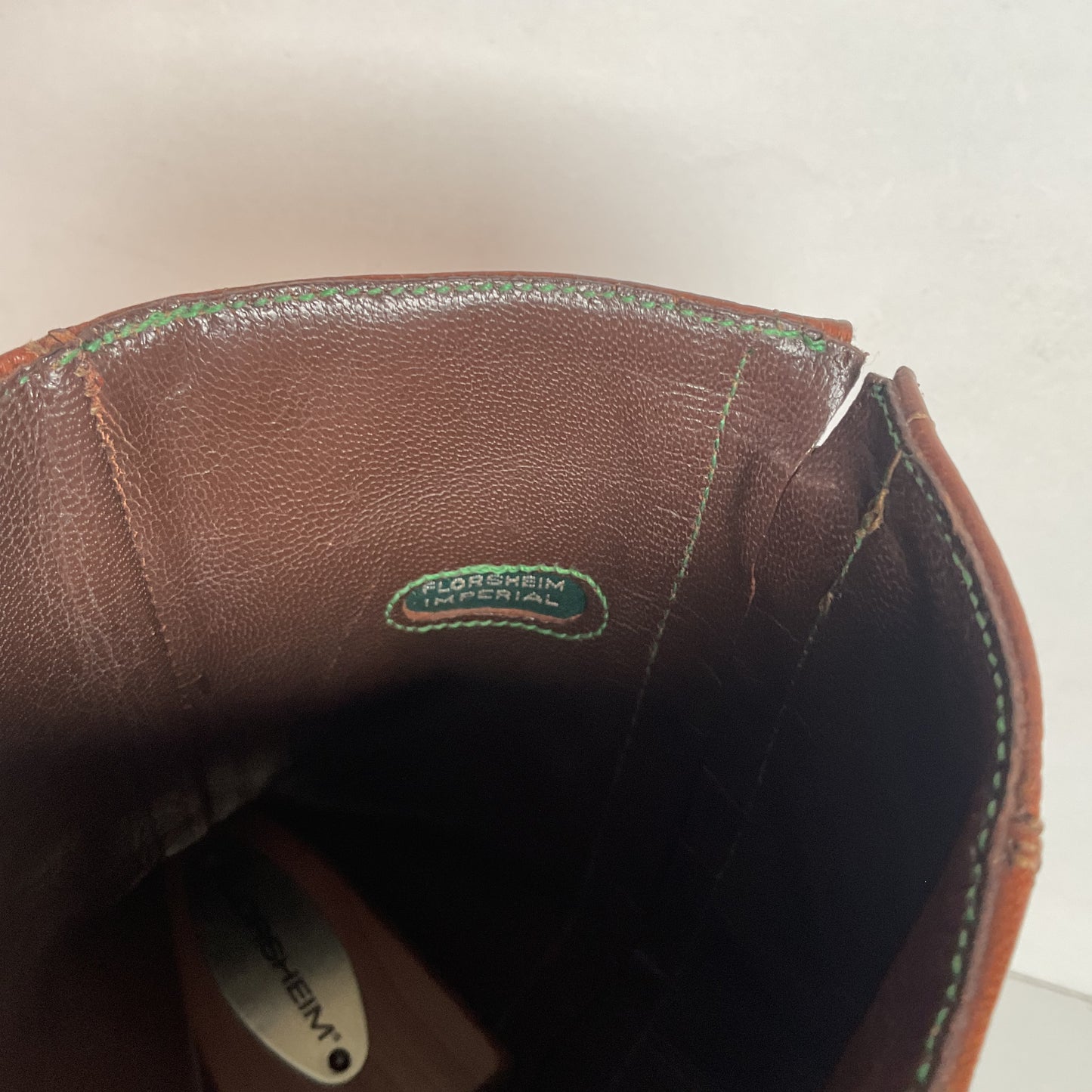 Vintage Florsheim Imperial Zipper Boots 10 D Chelsea Style