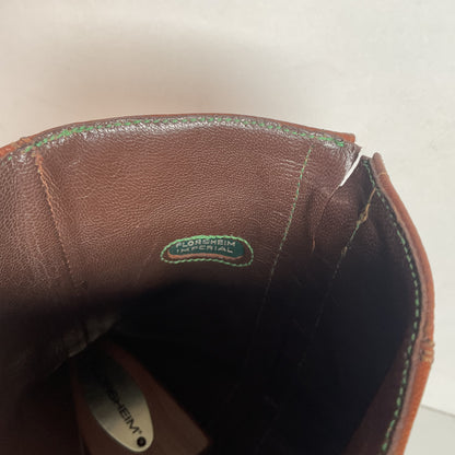 Vintage Florsheim Imperial Zipper Boots 10 D Chelsea Style