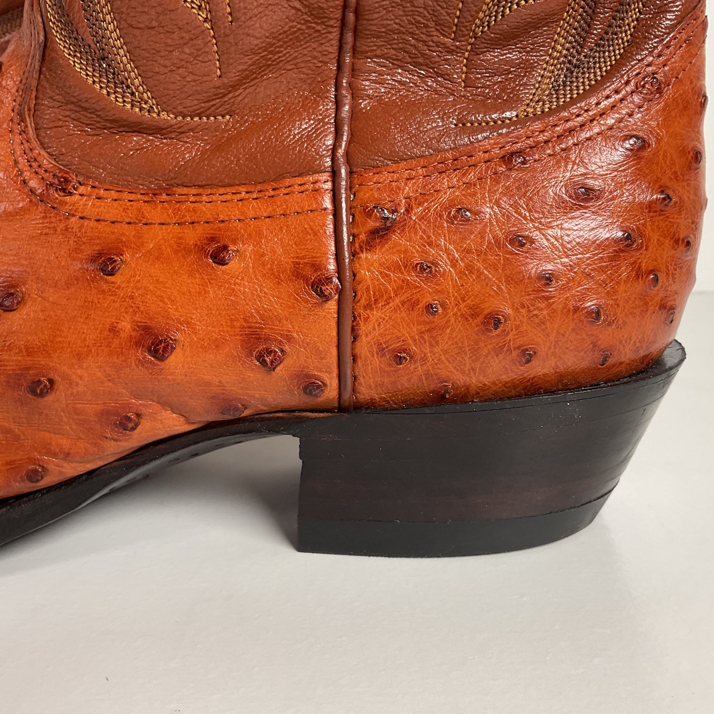 Vintage Nocona Full Quill Ostrich Cowboy Boots | USA Made | Men’s 9 E