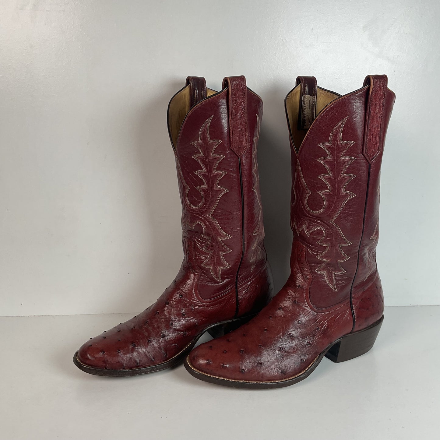 Rios Of Mercedes Full Quill Ostrich Cowboy Boots Men’s 8 | Women’s 9 Exotic