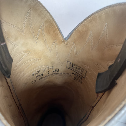 Vintage Texas Suede Cowgirl Boots | Buck Lace | USA Made | Women’s 7.5 M