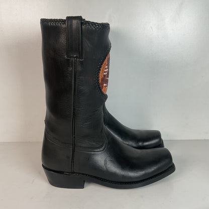 Smith And Wesson Square Toe Western Boots 9.5 EE Campus Cavalry