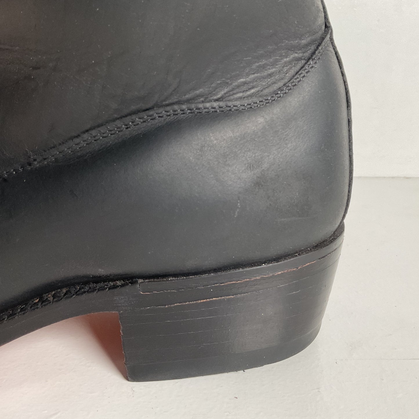 Custom Black Oiled Lace Up Boots Men’s 8 Narrow | Women’s 9 Victorian