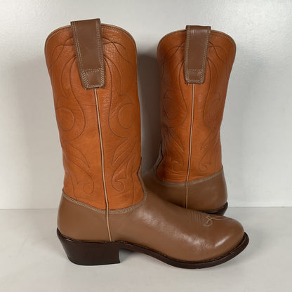 Stewart Fine Handmade Cowboy Boots | Custom | Set of (2) | Deertan | Men’s 9.5