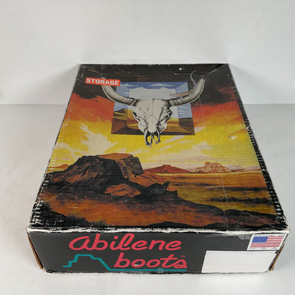 Vintage Abilene Cowgirl Boots | USA Made | Marbled Leather | Women’s 8 M