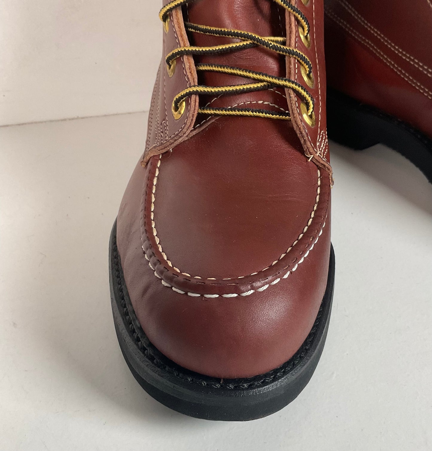 Vintage Herman Survivors’ Moc Toe Boots | USA Made | Men’s 7 | Women’s 8