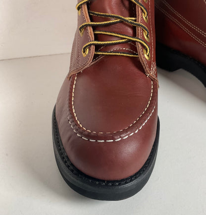 Vintage Herman Survivors’ Moc Toe Boots | USA Made | Men’s 7 | Women’s 8