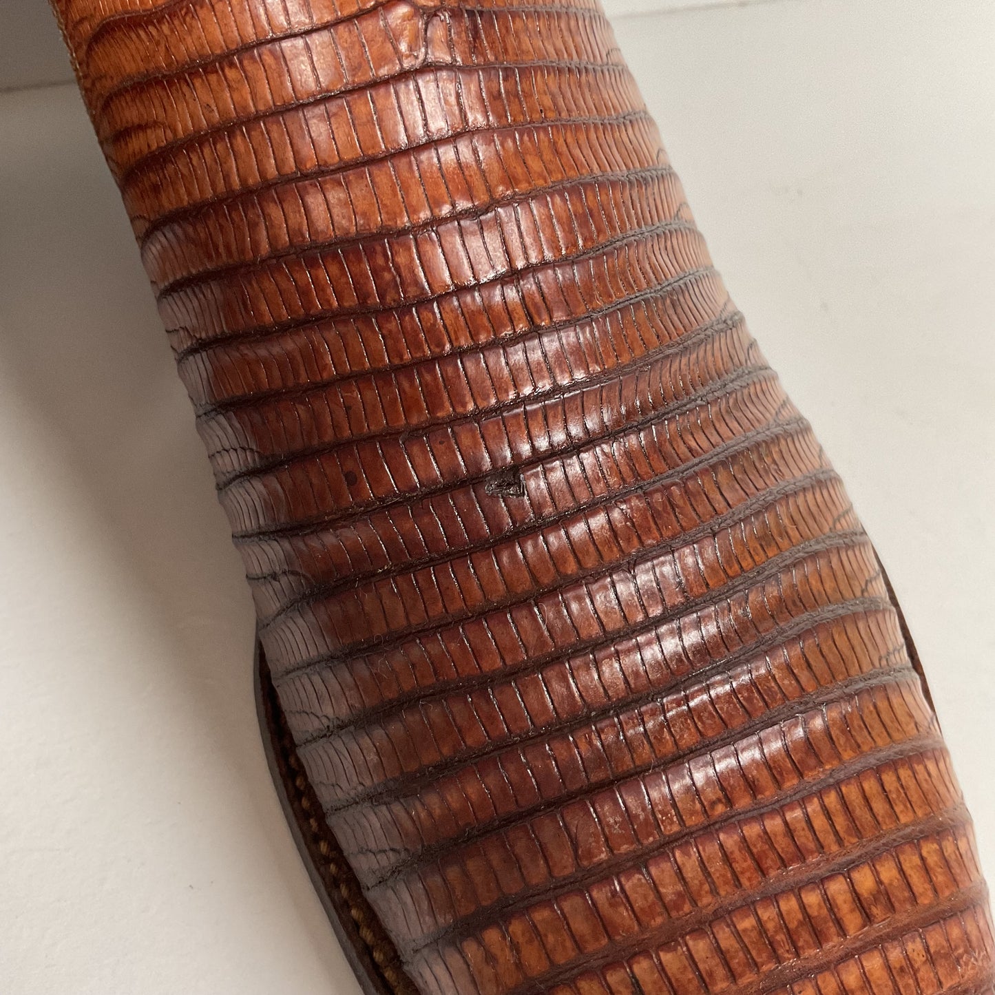 Vintage Lucchese San Antonio Cowboy Boots | Teju Lizard | Narrow | Men’s 9.5 B