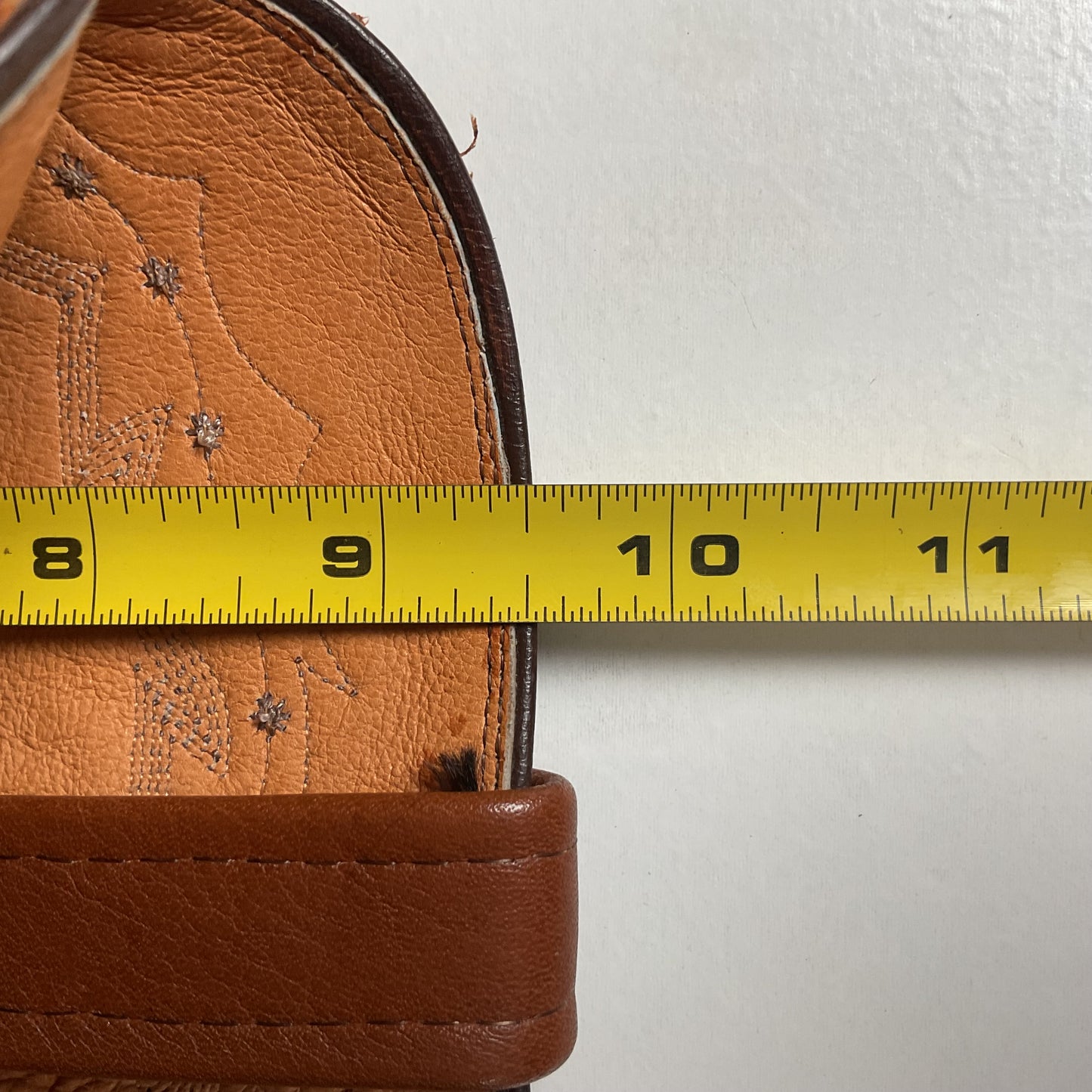 Lucchese 2000 Roper Boots | USA Made | Brown Calf | Men’s 9.5 D