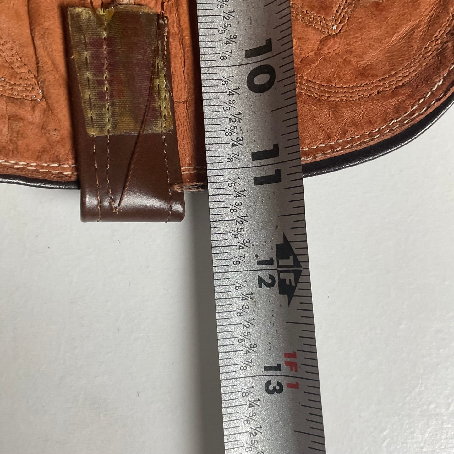 Vintage 1960s Cowtown Cowboy Boots 12 D Chocolate Brown