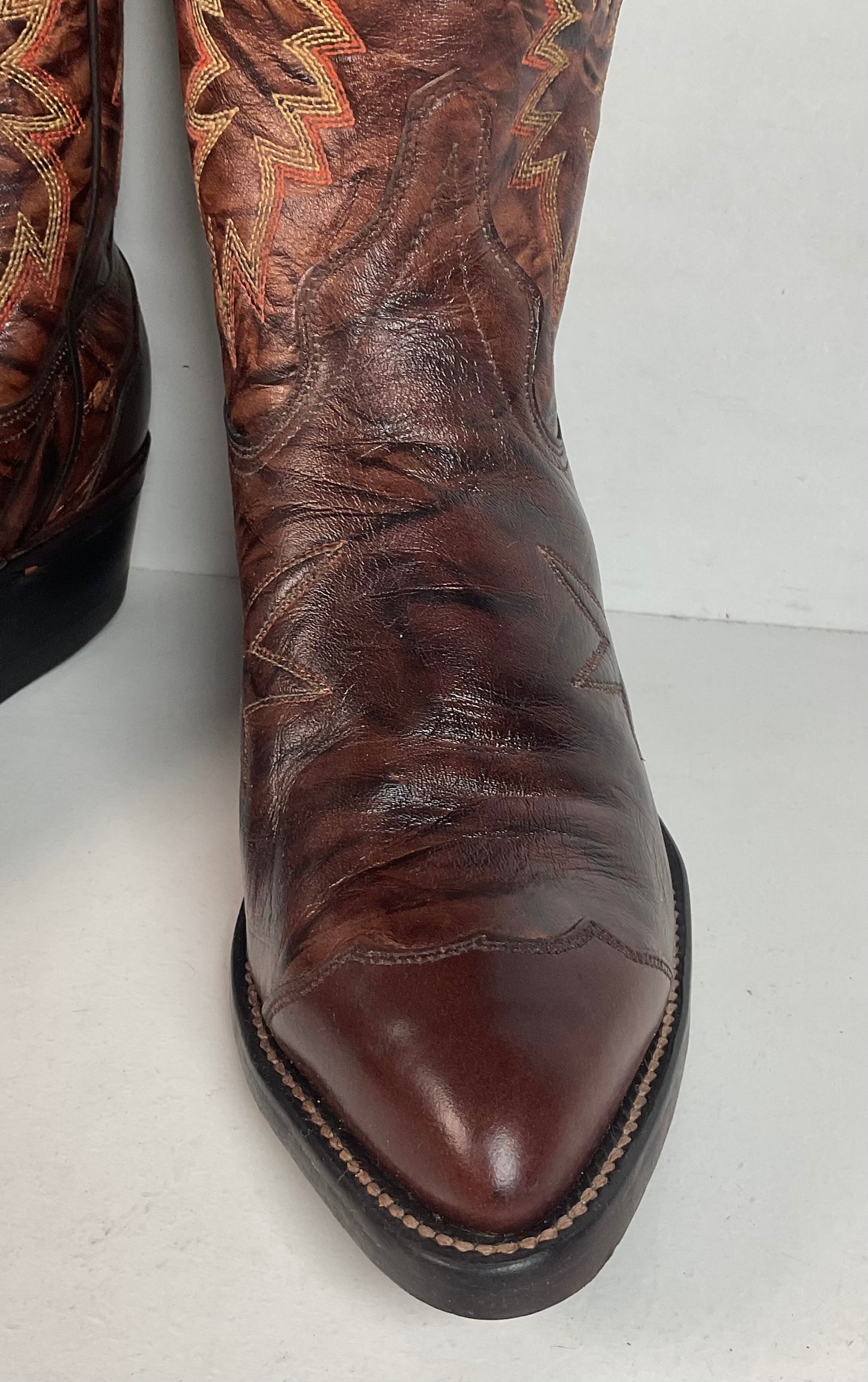 Texas Imperial Wingtip Cowboy Boots | USA Made | Men’s 6.5 | Women’s 7.5
