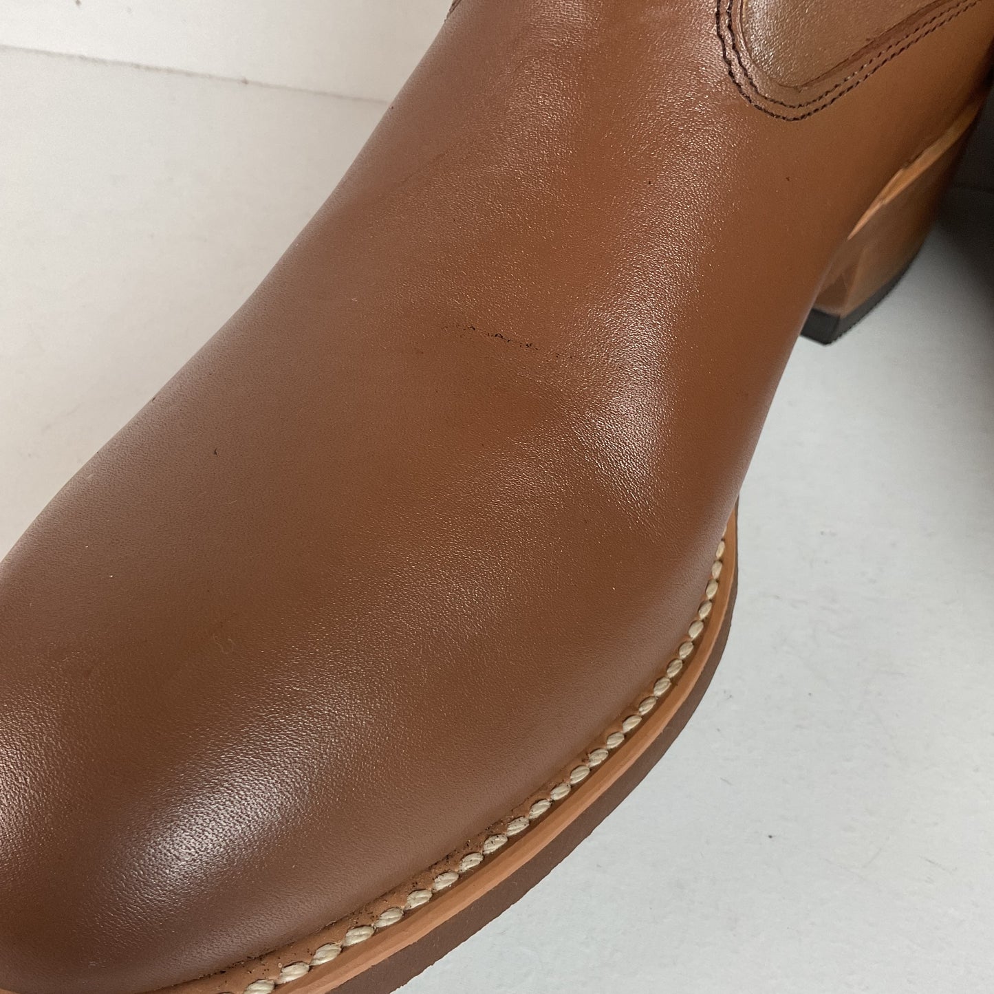 Vintage Double H Ranchwell Wellington Boots 12 D USA Made Pull On