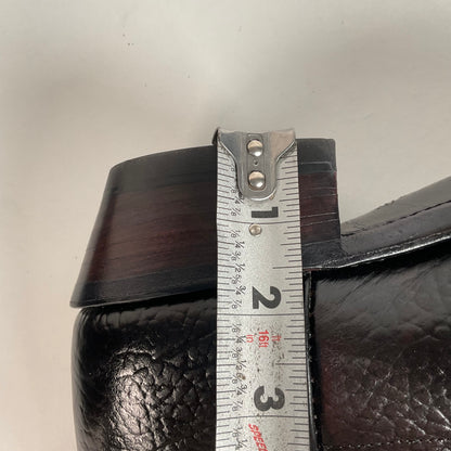 Vintage J. Chisholm Bullhide Cowboy Boots | USA Made | Black Cherry | Men’s 11 D